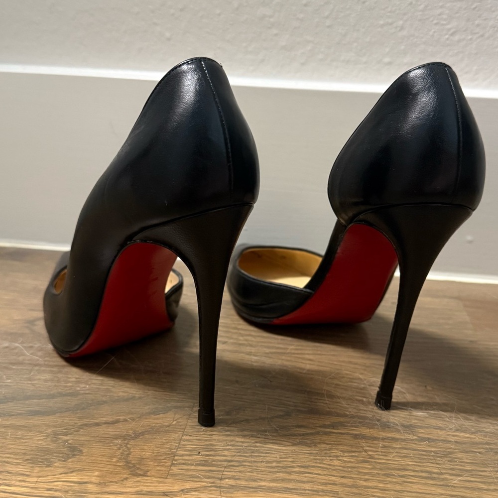 Christian Louboutin Black and Red Heels